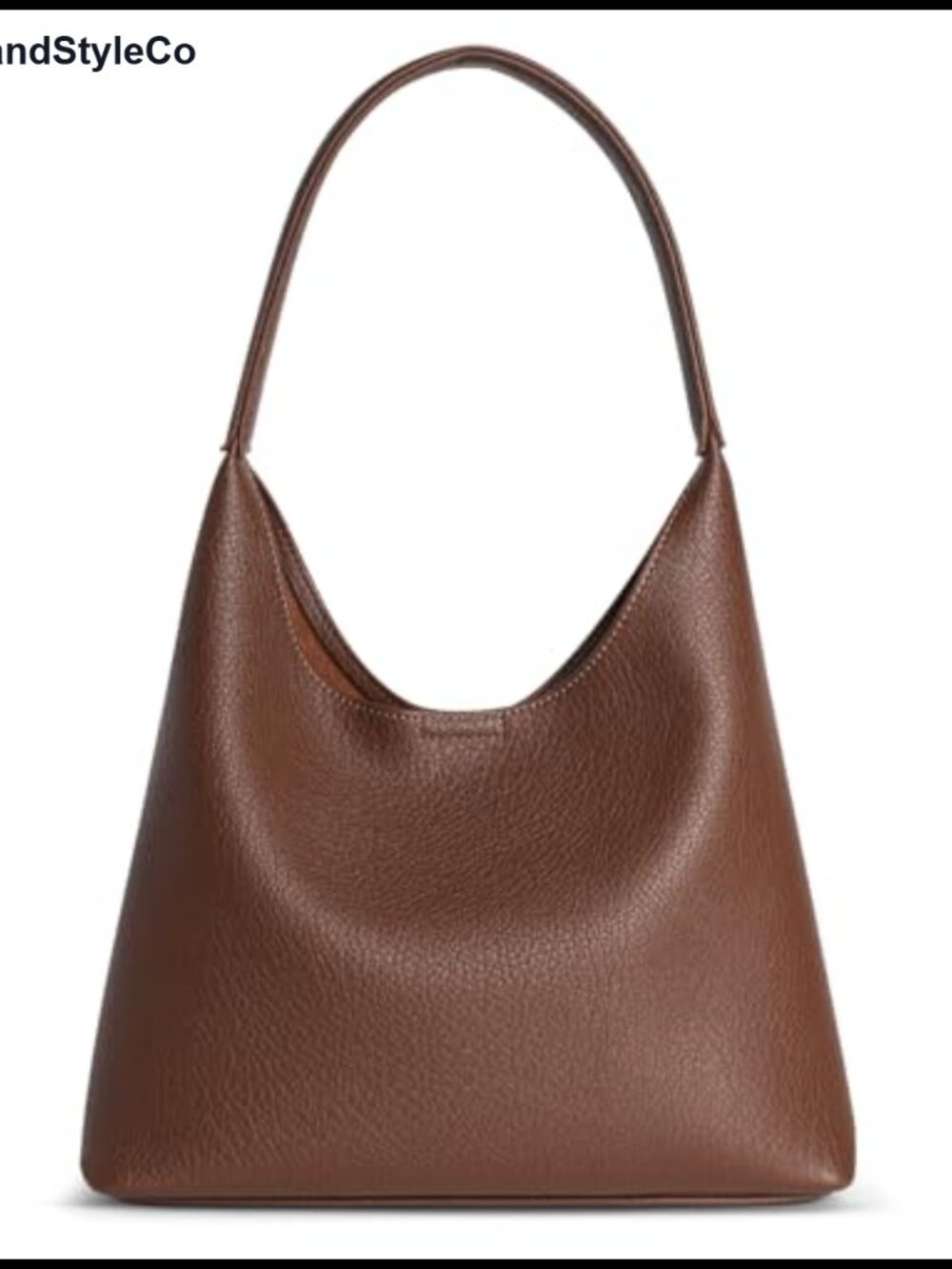 Slouchy Hobo Shoulder Bag for Women Vegan Leather Purse iPad